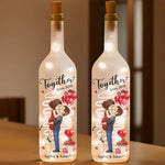 Custom Name Romantic Couple Gifts - Personalized Bottle Lamp
