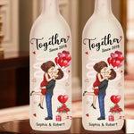 Custom Name Romantic Couple Gifts - Personalized Bottle Lamp