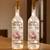 Custom Photo A Memory Is A Keepsake That We Carry With Us - Memorial Personalized Custom Bottle Lamp - Sympathy Gift For Family Members