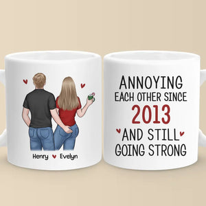 You Give Love A Special Meaning - Couple Personalized Custom Mug - Gift For Husband Wife, Anniversary