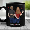 You're The Best Thing I've Ever Found On The Internet - Couple Personalized Custom Black Mug - Gift For Husband Wife, Anniversary