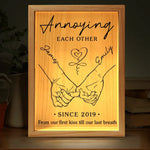 Our Love Is The Greatest Journey Of All - Couple Personalized Custom Frame Light Box - Gift For Husband Wife, Anniversary