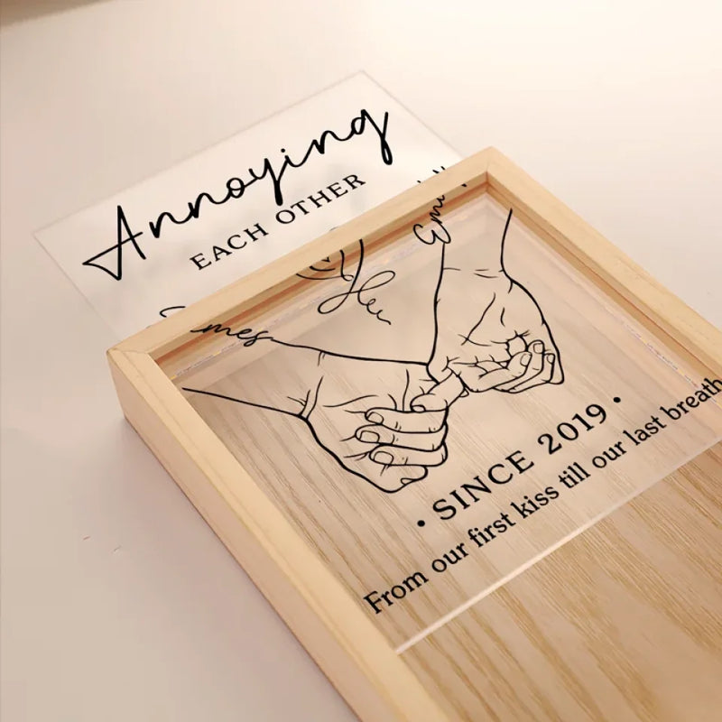 Our Love Is The Greatest Journey Of All - Couple Personalized Custom Frame Light Box - Gift For Husband Wife, Anniversary