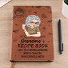 A Hobby Is Where The Heart Finds Its Freedom - Family Personalized Custom Leather Journal - Mother's Day, Gift For Mom, Grandma