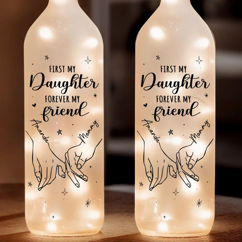You Are My Forever Soulmate - Family Personalized Custom Bottle Lamp - Gift For Mom, Daughter