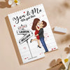 I Love The Way You Are - Couple Personalized Custom Vertical Rectangle Shaped Building Brick Blocks - Gift For Husband Wife, Anniversary