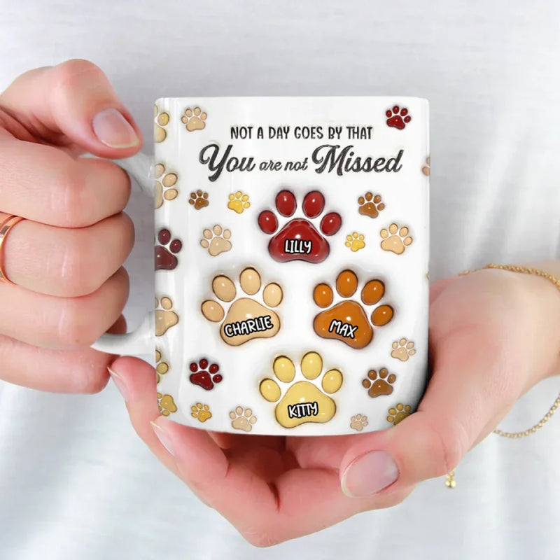 Not All Angels Have Wings, Some Have Fur - Memorial Personalized Custom 3D Inflated Effect Printed Mug - Sympathy Gift For Pet Owners, Pet Lovers