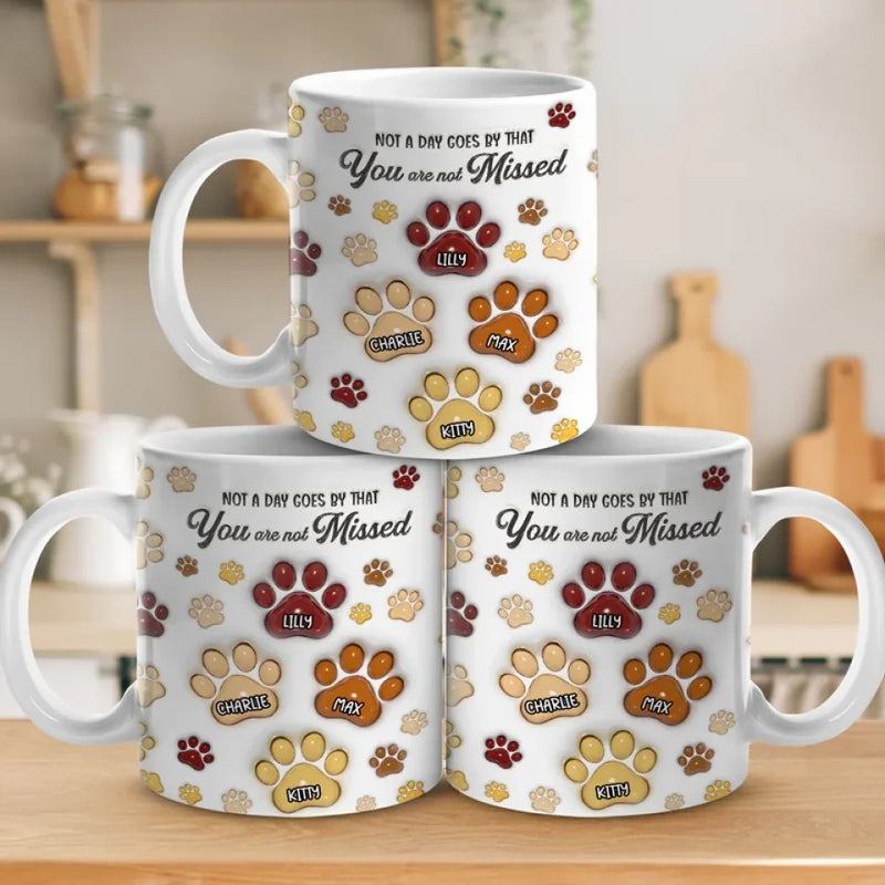 Not All Angels Have Wings, Some Have Fur - Memorial Personalized Custom 3D Inflated Effect Printed Mug - Sympathy Gift For Pet Owners, Pet Lovers