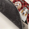 Custom Photo Adopt Love - Dog Personalized Custom Home Decor Decorative Mat - House Warming Gift For Pet Owners, Pet Lovers
