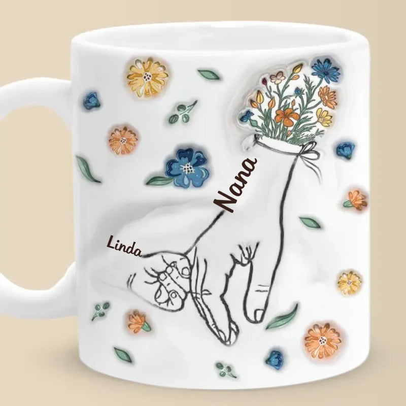 We Are Born Of Love - Family Personalized Custom 3D Inflated Effect Printed Mug - Gift For Mom, Grandma