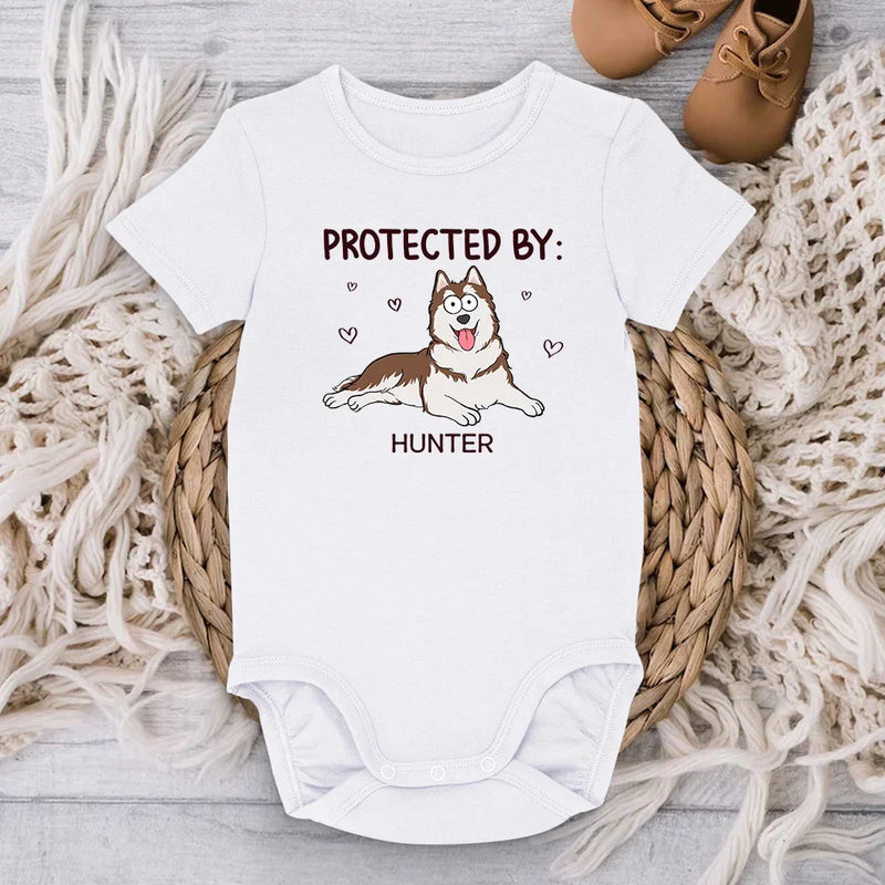 Life Would Be Boring Without Me - Dog Personalized Custom Baby Onesie - Baby Shower Gift, Gift For Pet Owners, Pet Lovers