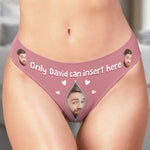 Custom Photo Women Briefs - Personalized Anniversary Wedding Gifts For Husband And Wife, Him And Her - For Him And Him Only