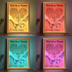 Together, We Are Infinite - Couple Personalized Custom Frame Light Box - Gift For Husband Wife, Anniversary