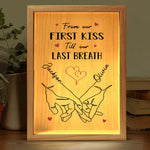 I’m Yours, And You’re Mine - Couple Personalized Custom Frame Light Box - Gift For Husband Wife, Anniversary