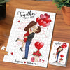You And Me, Forever And Always - Couple Personalized Custom Jigsaw Puzzle - Gift For Husband Wife, Anniversary, LGBTQ+