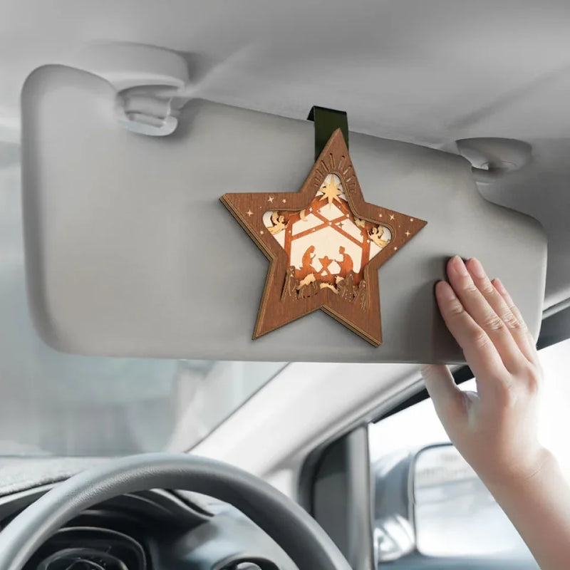Bring Love And Hope Into Your Daily Drive - Family Personalized Custom Car Visor Clip - Gift For Yourself, Best Friends, Siblings, Family Members