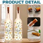 The Hands That Held Mine Taught Me Strength And Kindness - Family Personalized Custom Bottle Lamp - Gift For Mom, Grandma