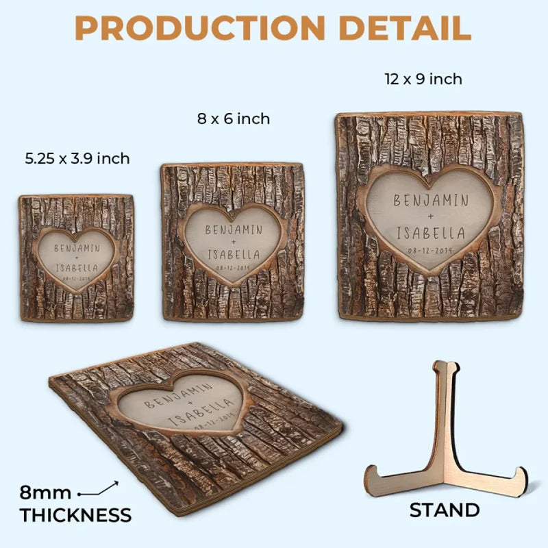 You’re My Forever - Couple Personalized Custom 2-Layered Wooden Plaque With Stand - Gift For Husband Wife, Anniversary