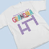 Puzzling Through Life With Grandma By Our Side - Family Personalized Custom Unisex T-shirt, Premium T-shirt, Hoodie - Gift For Mom, Grandma