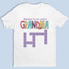 Puzzling Through Life With Grandma By Our Side - Family Personalized Custom Unisex T-shirt, Premium T-shirt, Hoodie - Gift For Mom, Grandma