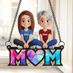 Custom Name Mother Daughter Gifts - Personalized Suncatcher Ornament