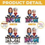 Custom Name Mother Daughter Gifts - Personalized Suncatcher Ornament