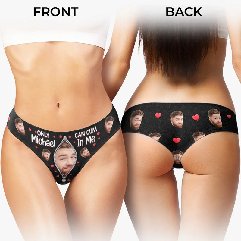 Custom Photo You Are My Missing Piece - Couple Personalized Women Briefs - Gift For Husband Wife, Anniversary