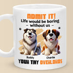 Furry Friends, Forever Loved - Dog Personalized Custom Mug - Gift For Pet Owners, Pet Lovers
