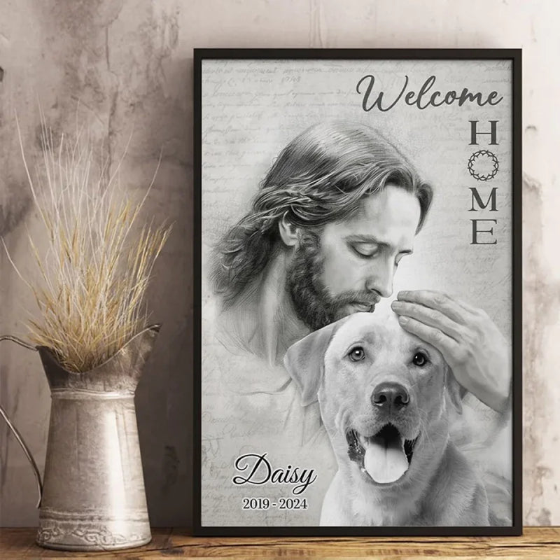 Custom Photo Remembering You With Love - Memorial Personalized Custom Vertical Poster - Sympathy Gift For Family Members
