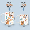 The Best Therapists Have Fur And Four Legs - Dog & Cat Personalized Custom 3D Inflated Effect Printed Mug - Gift For Pet Owners, Pet Lovers