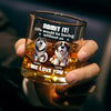 Pets Make Life Sweeter - Dog Personalized Custom Whiskey Glass - Gift For Pet Owners, Pet Lovers