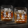 Pets Make Life Sweeter - Dog Personalized Custom Whiskey Glass - Gift For Pet Owners, Pet Lovers