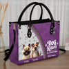 Love At First Wag - Dog Personalized Custom Leather Handbag - Gift For Pet Owners, Pet Lovers