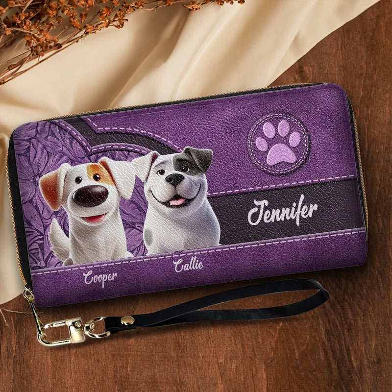 The Love Of A Dog Is Life’s Sweetest Blessing - Dog Personalized Custom Leather Long Wallet - Gift For Pet Owners, Pet Lovers