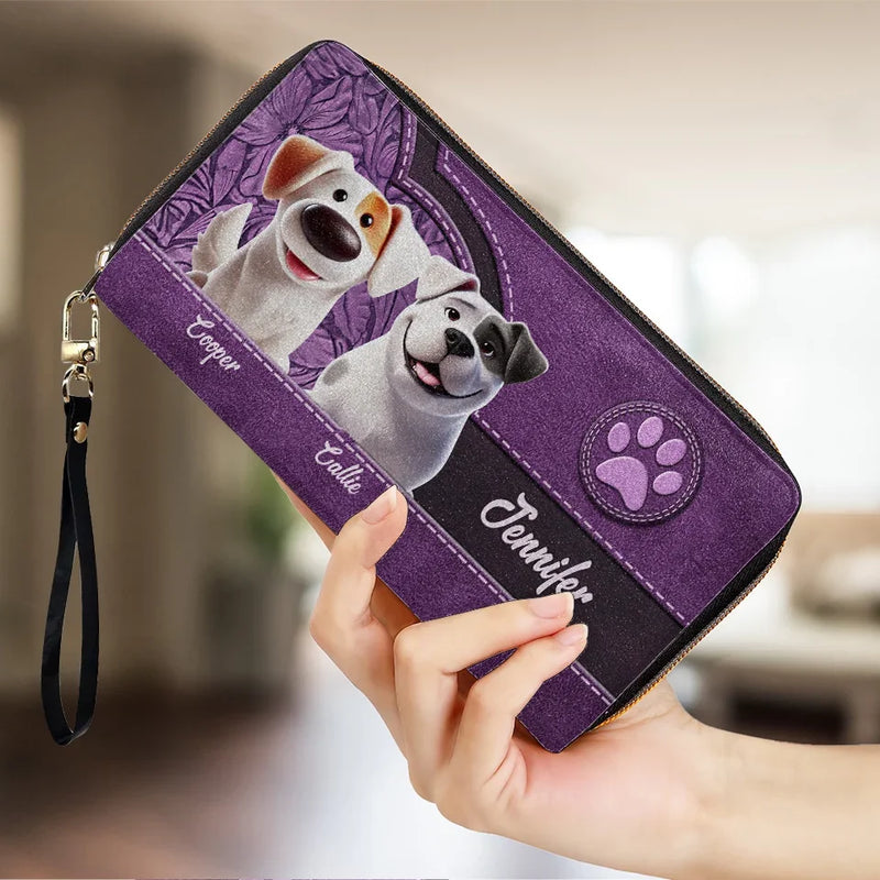 The Love Of A Dog Is Life’s Sweetest Blessing - Dog Personalized Custom Leather Long Wallet - Gift For Pet Owners, Pet Lovers