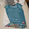 You Can Feel A Hug From Us - Family Personalized Custom Blanket - Gift For Mom, Grandma