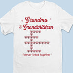 Custom Name Grandma and Grandchildren Gifts - Personalized Apparel