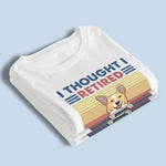 Custom Name Funny Dog Retirement Gifts for Dog Lovers - Personalized Apparel