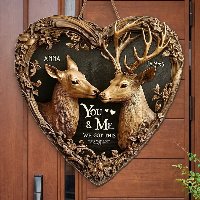 Love Is The Greatest Adventure - Couple Personalized Custom Home Decor Wood Sign - Gift For Husband Wife, Anniversary