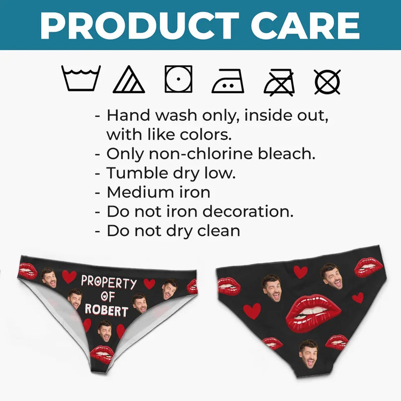 Custom Photo With You, I’m Whole - Couple Personalized Women Briefs - Gift For Husband Wife, Anniversary