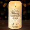 In The Garden Of Memory, We Find Peace - Memorial Personalized Custom LED Candle - Sympathy Gift For Family Members