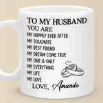 You Are My Dream Come True - Couple Personalized Custom Mug - Gift For Husband Wife, Anniversary