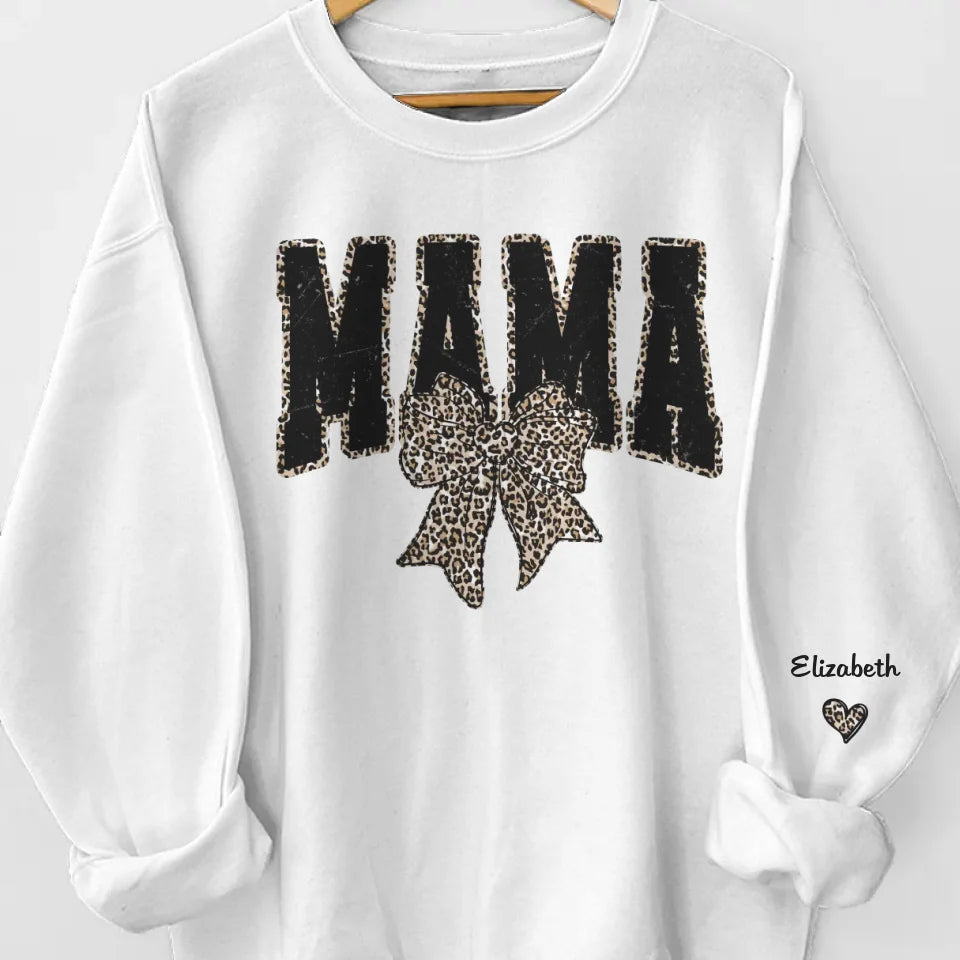 Love In Every Touch - Family Personalized Custom Unisex Sweatshirt, Hoodie With Design On Sleeve - Gift For Mom, Grandma