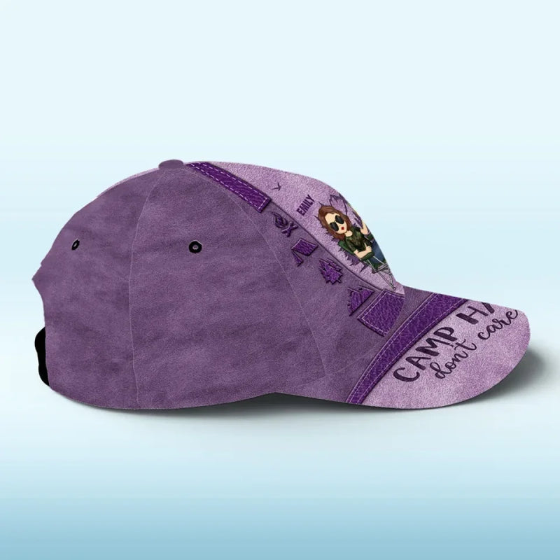 Adventure Awaits In The Great Outdoors - Camping Personalized Custom Hat, All Over Print Classic Cap - Gift For Camping Lovers