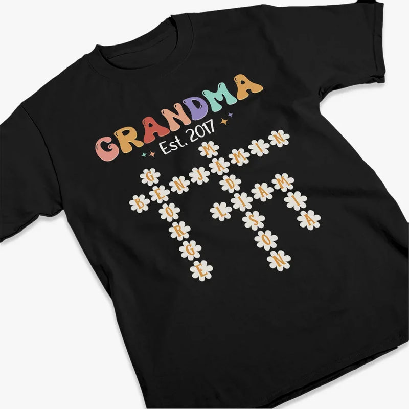 A Mother's Love Endures Through All - Family Personalized Custom Unisex T-shirt, Premium T-shirt, Hoodie - Gift For Mom, Grandma