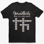 Every Grandchild Is A Little Piece Of Heaven On Earth - Family Personalized Custom Unisex T-shirt, Premium T-shirt, Hoodie - Gift For Grandma, Mom, Grandparent