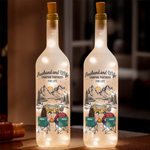 Camping Partners For Life - Couple Personalized Custom Bottle Lamp - Gift For Husband Wife, Camping Lovers