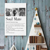 Custom Photo Soul Mate Came Into Your Life And Changed Everything For The Better - Couple Personalized Custom Vertical Poster - Gift For Husband Wife, Anniversary