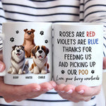 Your Furry Overlords - Dog Personalized Custom Mug - Gift For Pet Owners, Pet Lovers