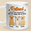 See My Dogs For Details - Dog Personalized Custom Mug - Appreciation, Retirement Gift For Coworkers, Work Friends, Colleagues, Family Members, Pet Owners, Pet Lovers
